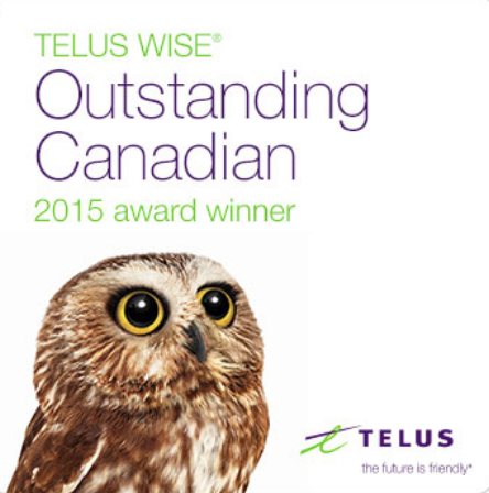 Telus Wise Outstanding Canadian The White Hatter